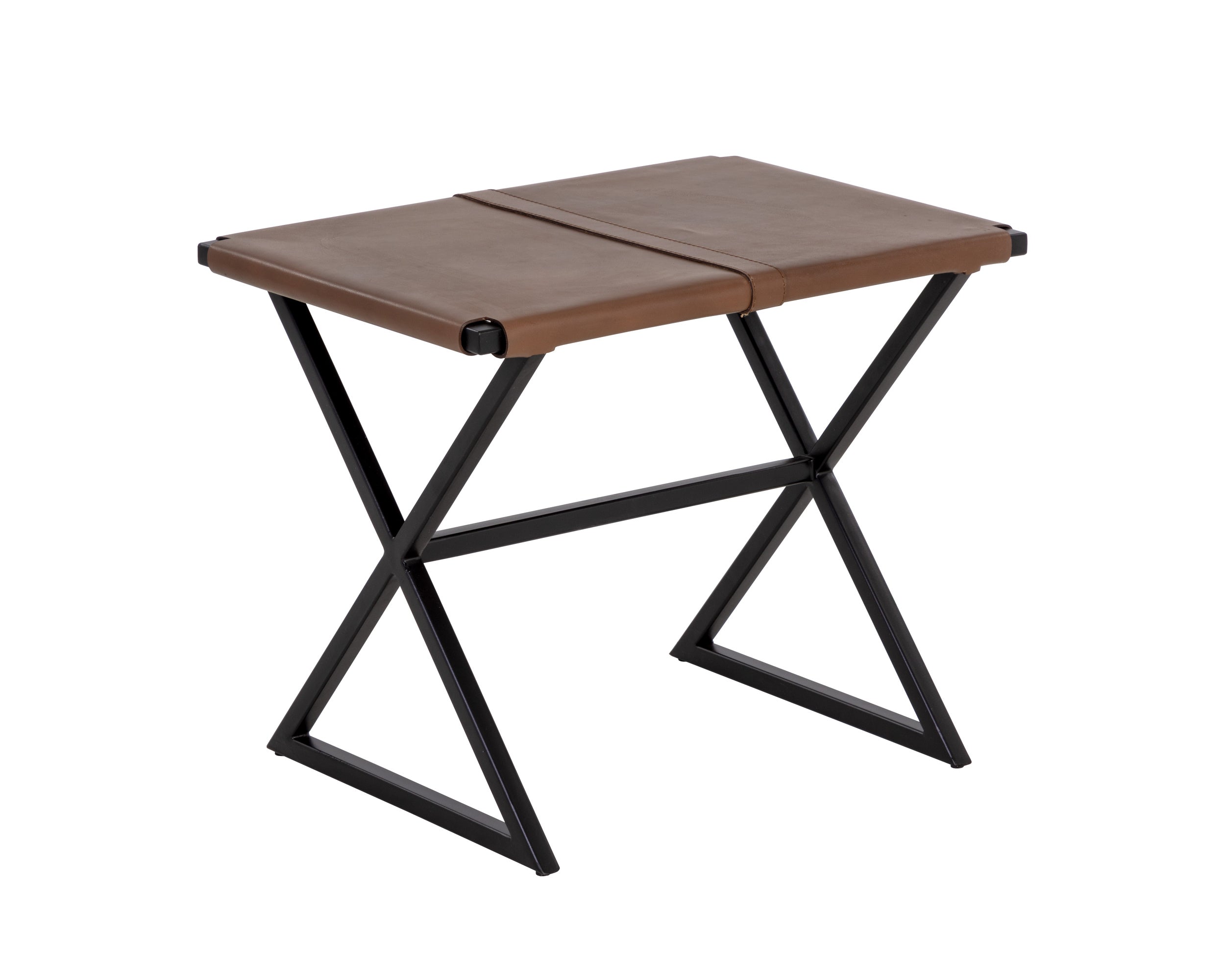Elon Stool - Vintage Cognac Leather