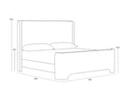Ives Bed - King  Copenhagen White