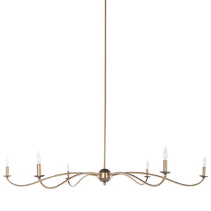 Gabby - Irvine Metal Rubbed Bronze Antique Brass Chandelier - SCH-170010