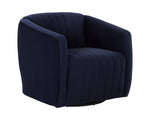 Garrison Swivel Lounge Chair - Abbington Navy