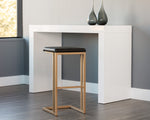 Boone Barstool - Champagne Gold  Onyx