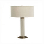 Beige Linen/Champagne Brass