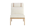 Elanor Lounge Chair - Light Oak  Altro White