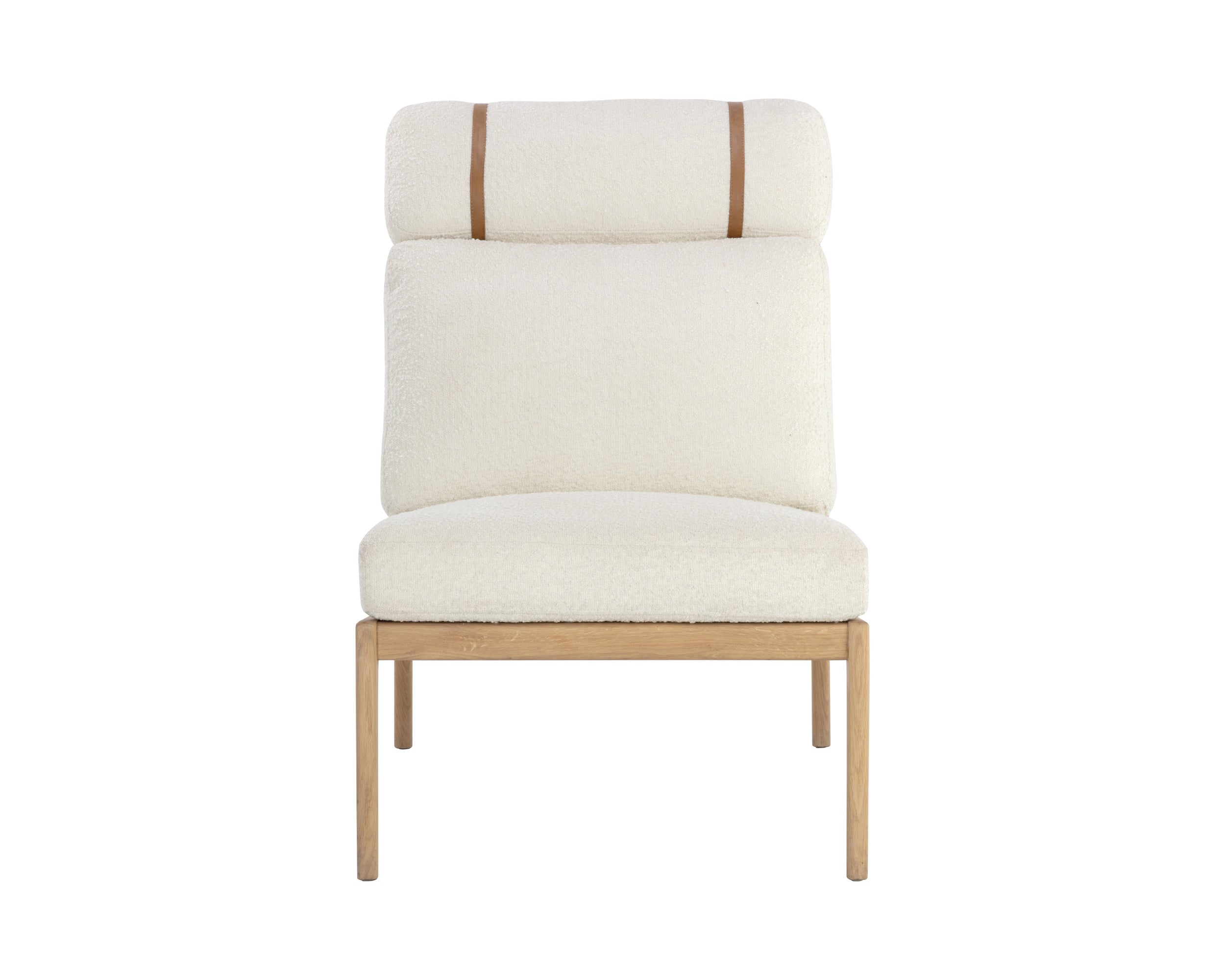 Elanor Lounge Chair - Light Oak  Altro White