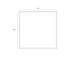 In A Maze - 60" X 60"  Gold Floater Frame