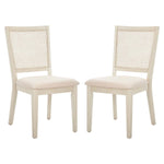 Safavieh Margo Dining Chair (Set of 2) , DCH1012 - White Washed / Beige