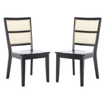 Safavieh Toril Dining Chair (Set of 2) , DCH1013 - Black / Natural