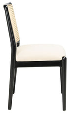Safavieh Reinhardt Rattan Dining Chair, DCH8800 - White / Black