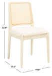 Safavieh Reinhardt Rattan Dining Chair, DCH8800 - White / Ivory