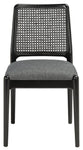 Safavieh Reinhardt Rattan Dining Chair, DCH8800 - Grey / Black