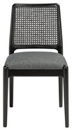 Safavieh Reinhardt Rattan Dining Chair, DCH8800 - Grey / Black