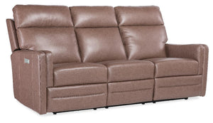 Hooker Furniture - Twain Zero Gravity Power Sofa w/Power Headrest and Lumbar - SS645-PHZL3-070
