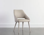 Galen Dining Chair - Linea Light Grey Leather