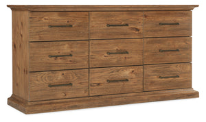 Hooker Furniture - Big Sky Nine Drawer Dresser - 6700-90202-80