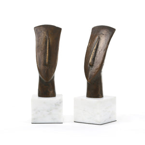 Villa & House - Delos Head Statue (Pair) - DLS-700-804