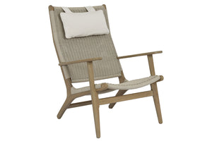 Sunset West - Coastal Teak Cushionless Highback Chair - SW5502-21HB