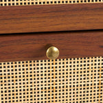 Safavieh Aino 6 Drawer Dresser, DRS9600 - Walnut