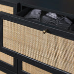 Safavieh Aino 6 Drawer Dresser, DRS9600 - Black