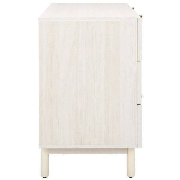 Safavieh Aino 6 Drawer Dresser, DRS9600 - White