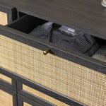 Safavieh Aino 6 Drawer Dresser, DRS9600 - Distressed Black