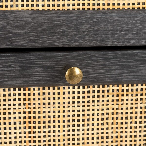Safavieh Aino 6 Drawer Dresser, DRS9600 - Distressed Black