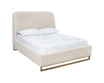 Nevin Bed - Queen  Dove Cream