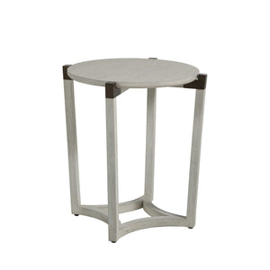 Gabby - Mills Oak Round Frame Side Table - SCH-160300