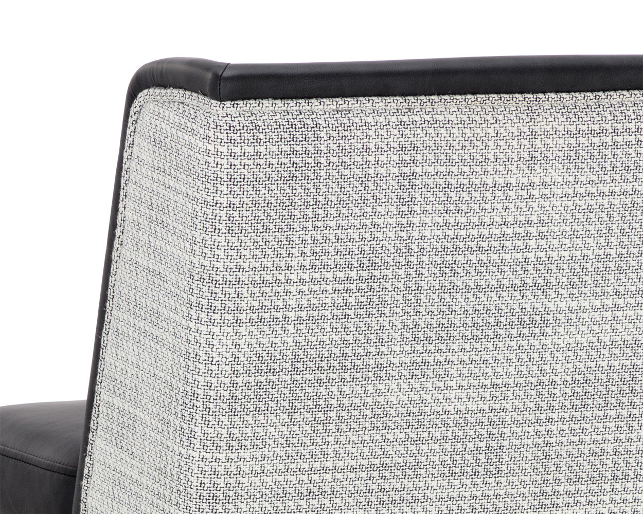 Joplin Counter Stool - Milliken Charcoal / Vera White Pepper