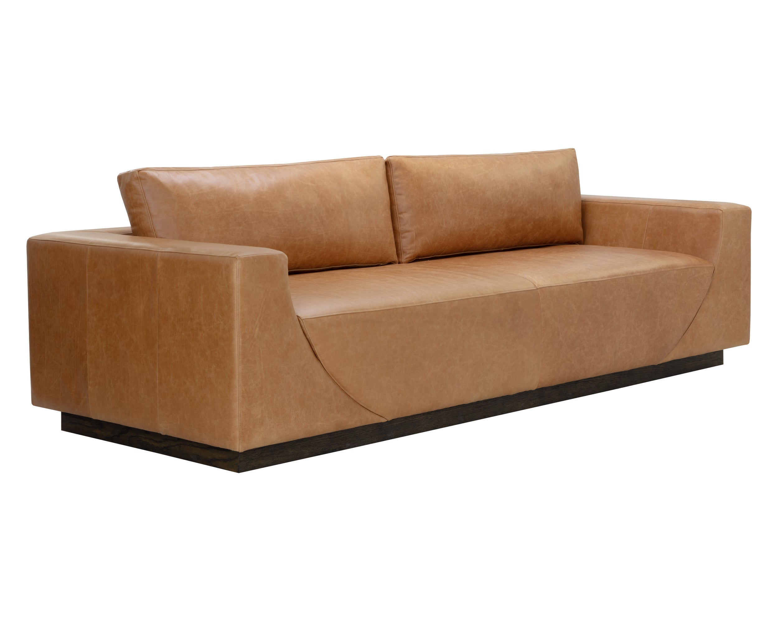 Dark Brown  Tuscany Cognac Leather