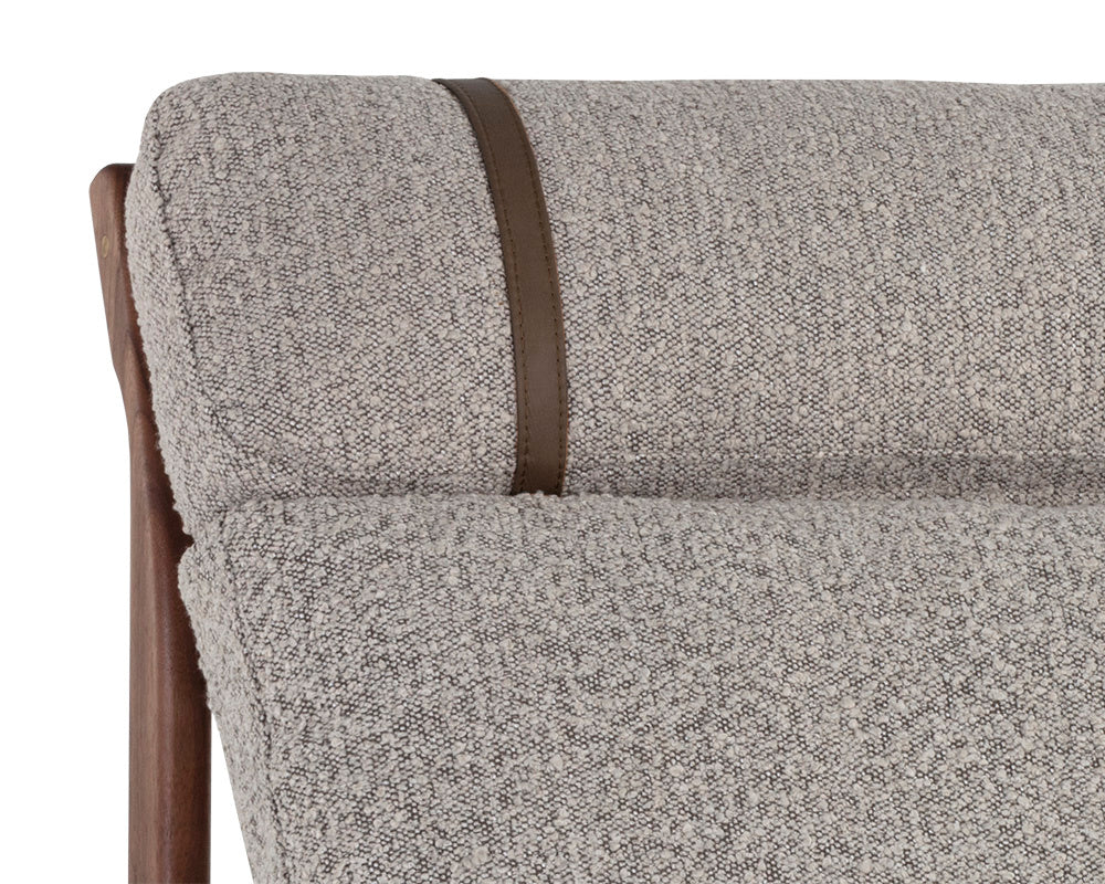Elanor Lounge Chair - Walnut  Altro Cappuccino