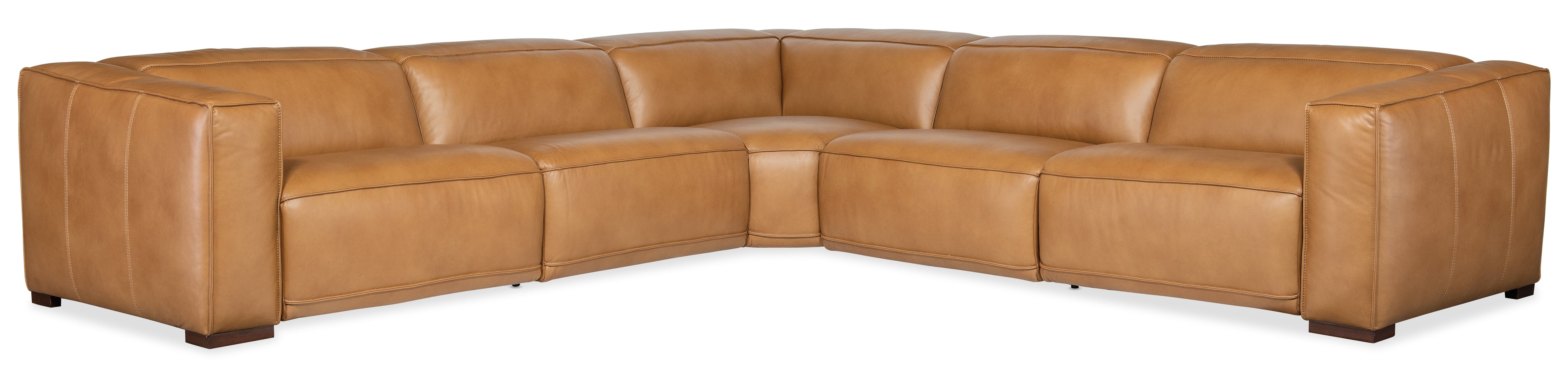 Fresco 5 Seat Power Recline Sectional | Hooker Furniture - SS404-5PC4-080