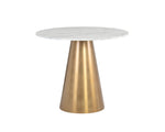 Damon Bistro Table - 35.5"  Gold