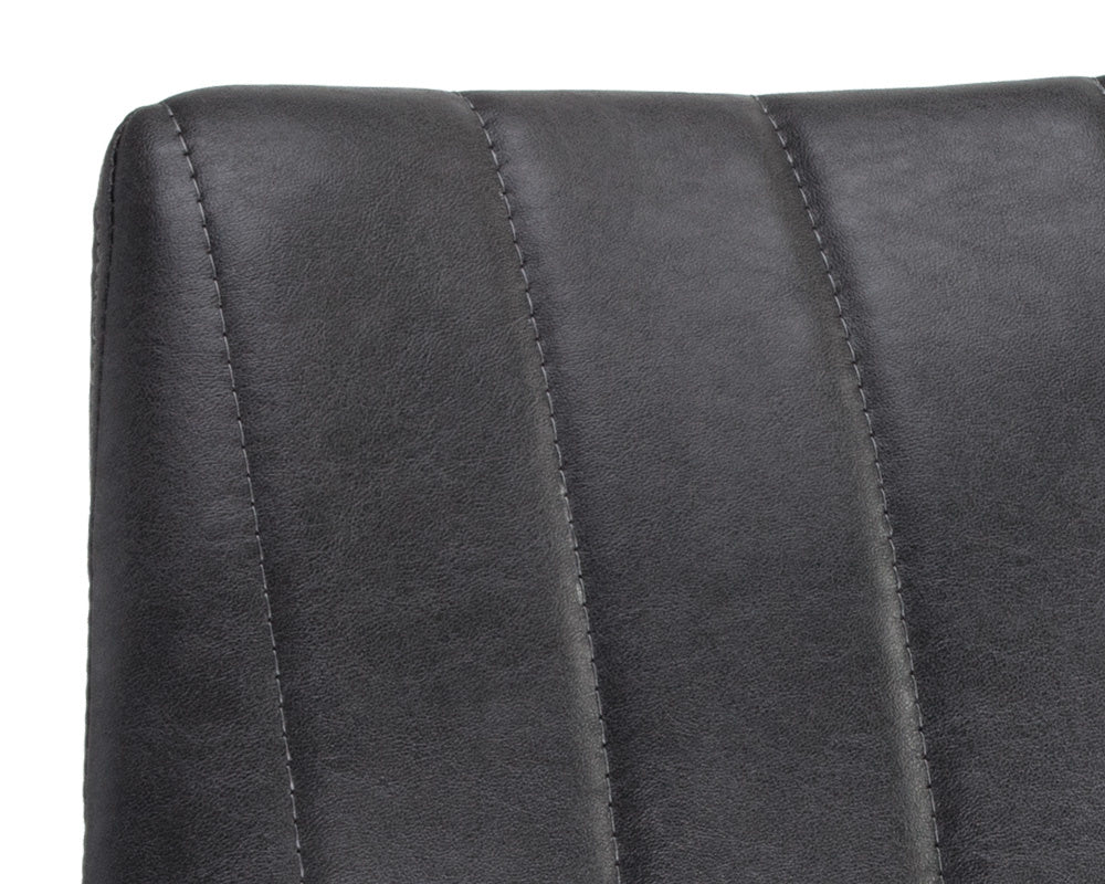 Drew Dining Chair - Black  Bravo Portabella