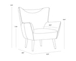Luther Lounge Chair - Tobacco Tan