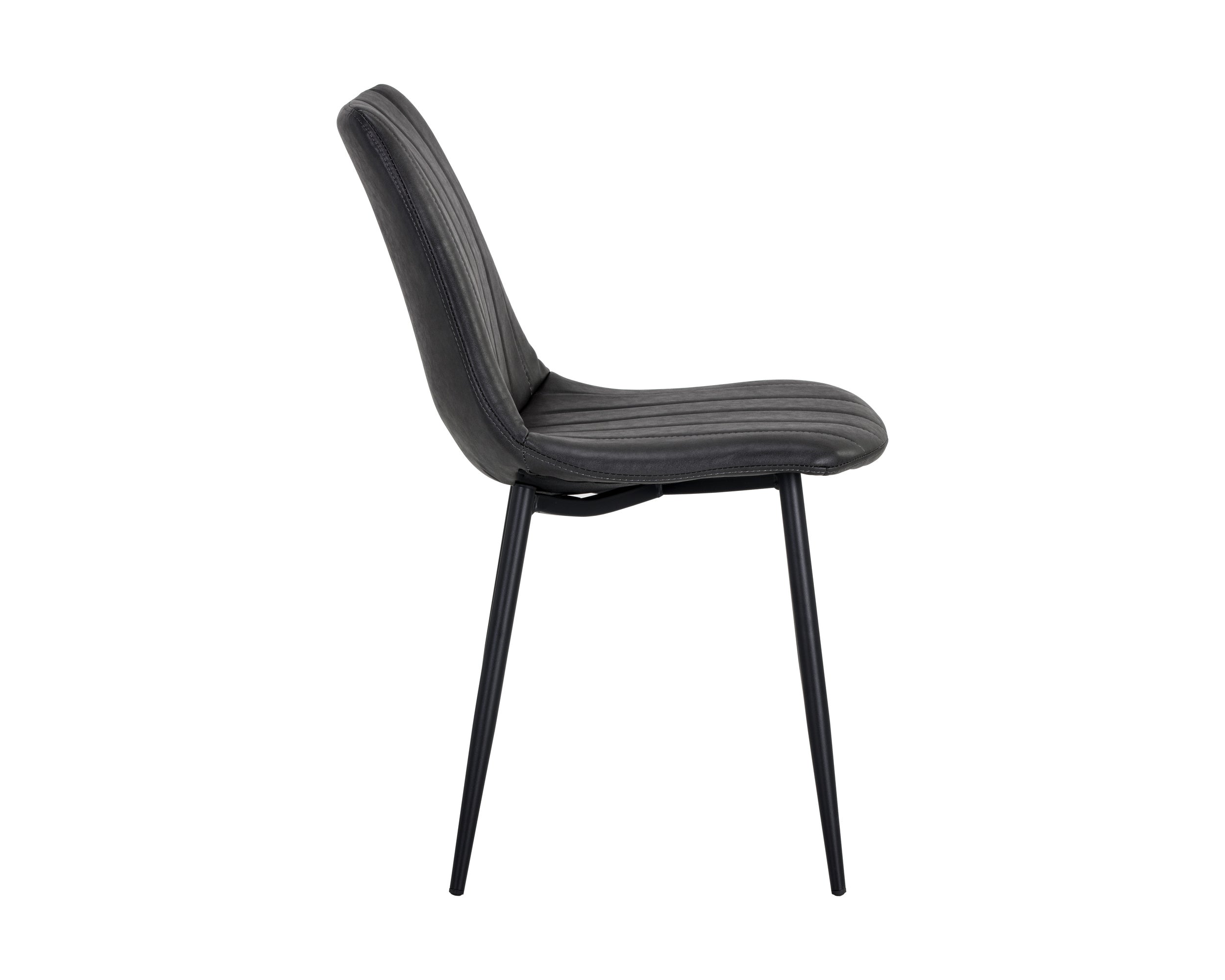 Drew Dining Chair - Black  Bravo Portabella