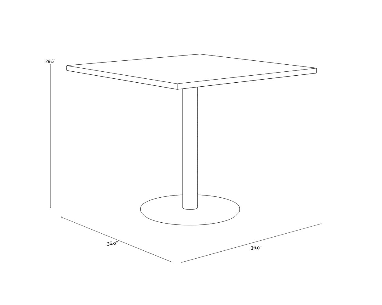 Corina Bistro Table - 36"