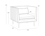 Batavia Armchair - Vintage Black
