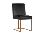 Dean Dining Chair - Antique Brass  Cantina Black