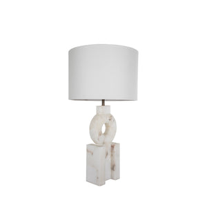 Gabby - Kelsey Alabaster Brushed Copper Table Lamp - SCH-170100