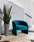 Rosalia Lounge Chair - Timeless Teal
