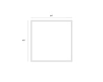 Rocky Road - 48" X 48"  Black Floater Frame