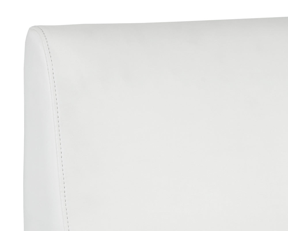 Dean Counter Stool - Antique Brass  Cantina White