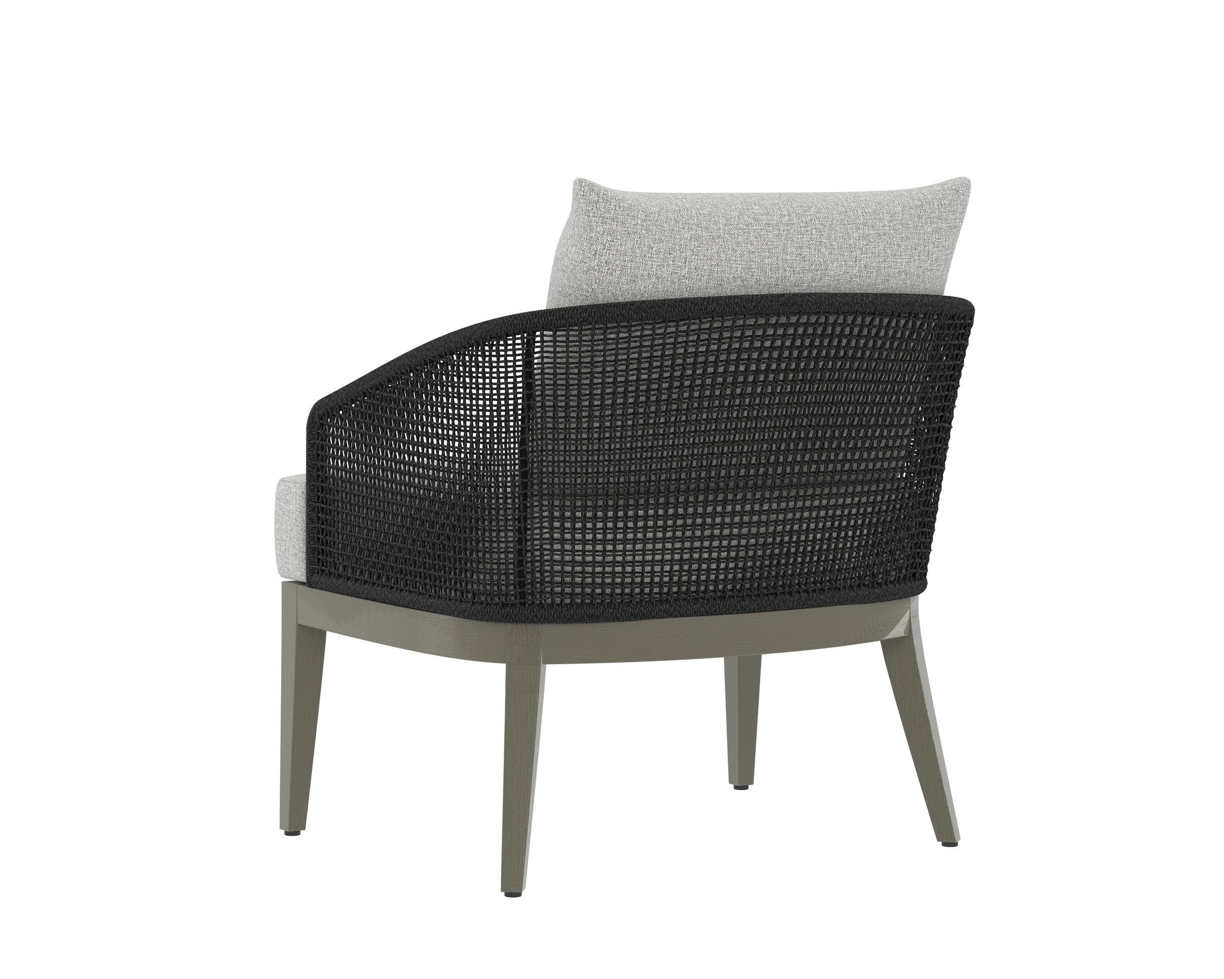 Capri Lounge Chair - Smoke Grey  Copacabana Marble