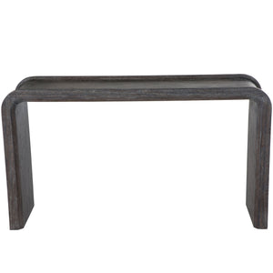 Gabby - Norman Mindi Wood Rectangle Waterfall Console Table - SCH-175095