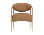 Heloise Dining Armchair - Milliken Cognac