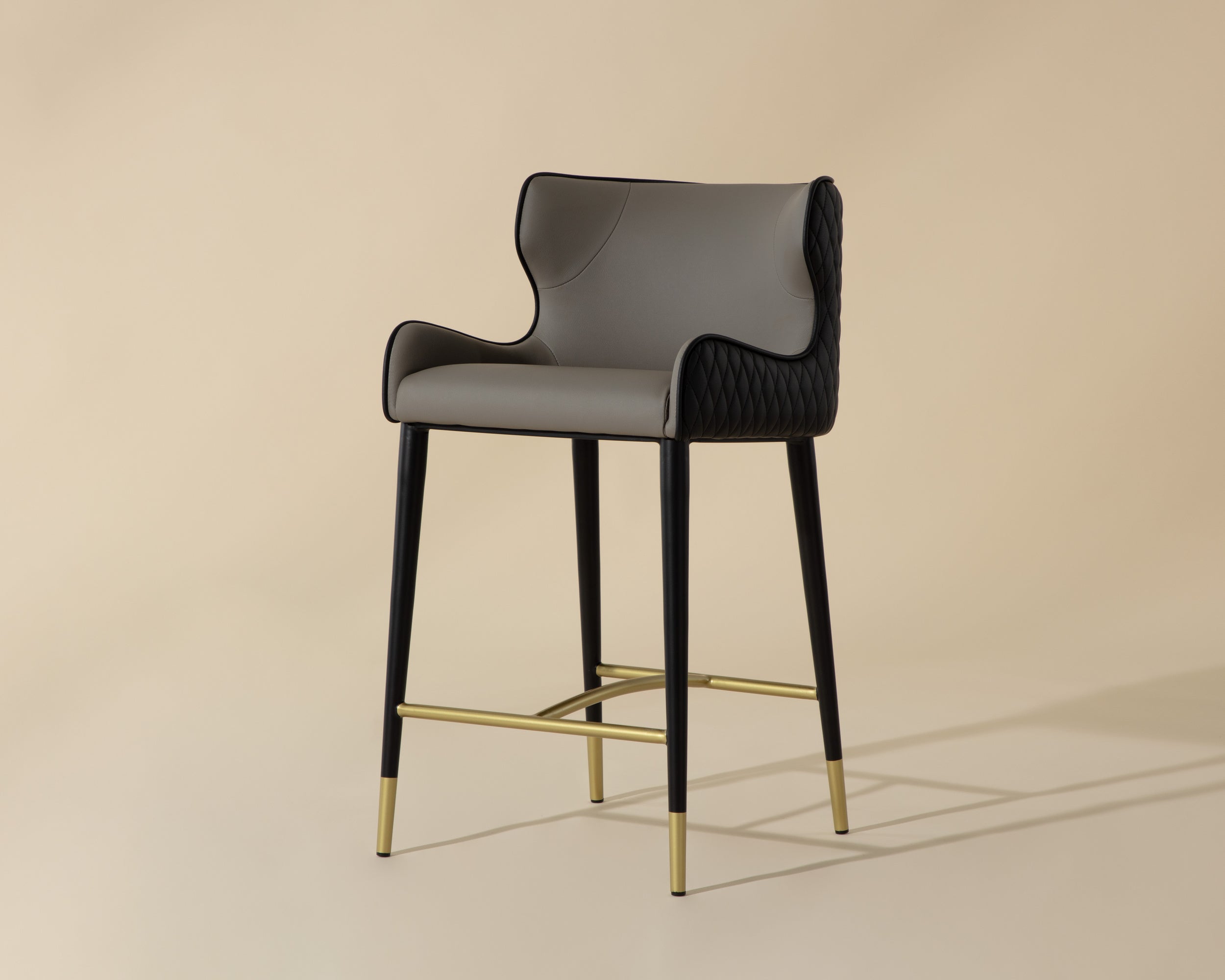 Gianni Counter Stool - Dillon Stratus / Dillon Black
