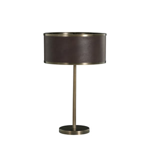 Gabby - Vistara Mountain Bronze Leather Table Lamp - SCH-175922