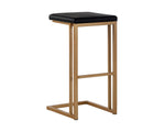 Boone Barstool - Champagne Gold  Onyx
