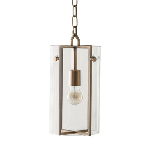 Gabby - Sharon Metal Antique Brass Clear Glass Islands Pendant - SCH-151210
