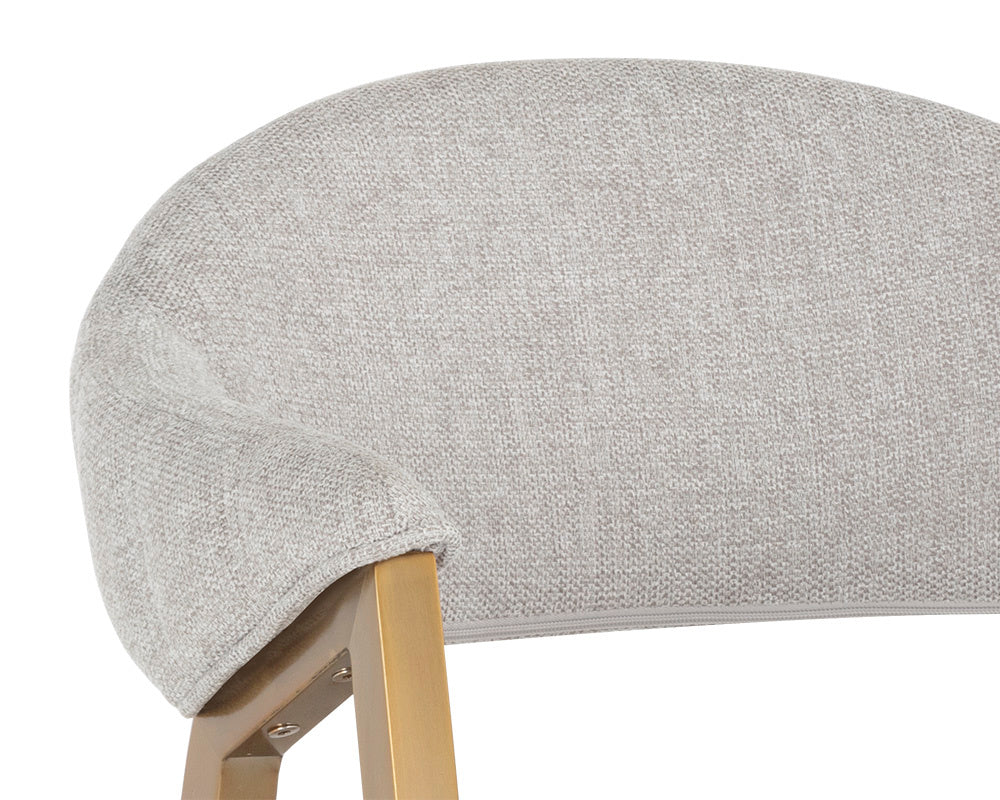 Burgos Dining Armchair - Belfast Heather Grey